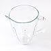 Veterger Replacement parts Glass Jar with lid, Compatible with Hamilton Beach Blenders (6cups)