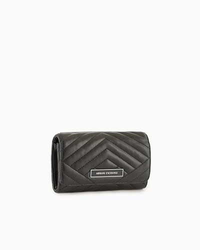 Armani Exchange Women's Victoria Wallet On Chain, Black, 194