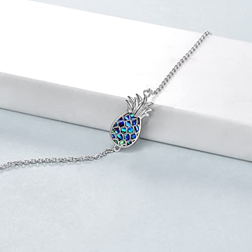 ONEFINITY Sterling Silver Pineapple Bracelet Pineapple Pendant Jewelry Mother‘s Day Gift for Women Mom3