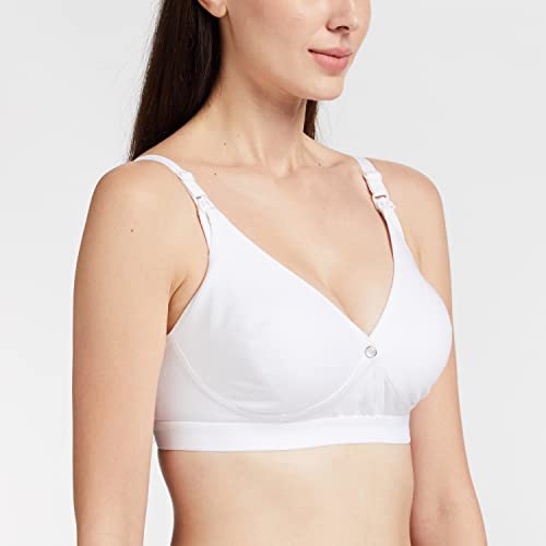 Image of Fabme Women's Cotton Nursing, Maternity, Feeding, Seamless Regular Bra
