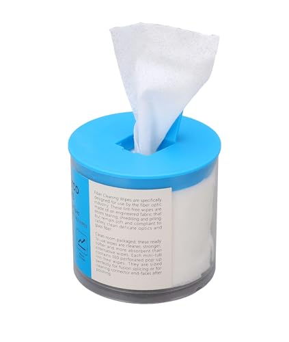 Papier de nettoyage pour instruments industriels et maintenance de la fibre optique sans trace