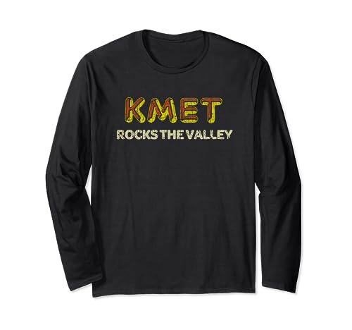 KMET Radio Los Angeles Valley Retro Vintage Long Sleeve T-Shirt