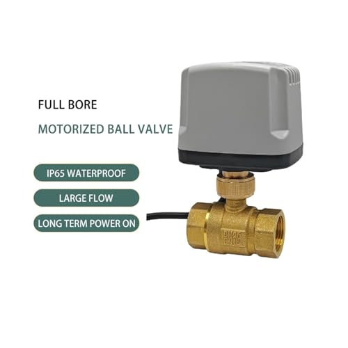 Válvula de bola automatizada para sistemas de riego y fontanería doméstica DN15 3