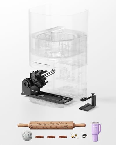 Image of Rotary Pro Attachment for WeCreat Lumos Laser Engraver