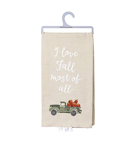 Primitives by Kathy I Love Fall Most of All Home Decor Kitchen Towel