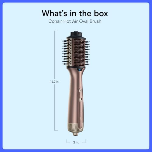 Conair Blow Dryer Brush, One-Step Design, Frizz Control, 3" Barrel - image 7