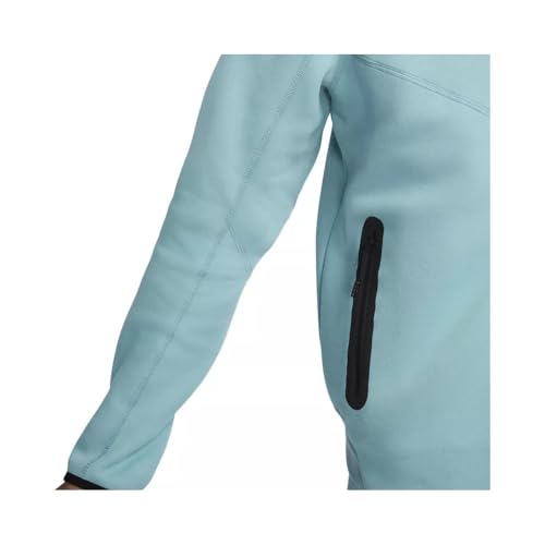 Nike Sportswear Tech Fleece Windrunner Men's Full-Zip Hoodie Size - Small Denim Turquoise/Black4