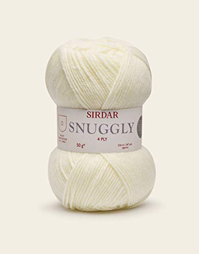 Sirdar Snuggly 4 Ply, Pastel Lemon (320), 50g
