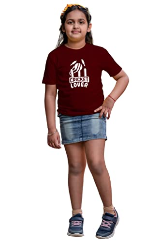 Image of Kids Cricket Lover Half Sleeve Printed Tshirt