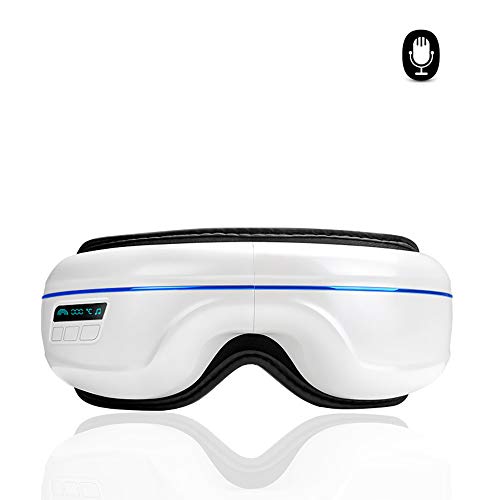 Preisvergleich Produktbild JALAL Augen-MassagegeräT AugenmassagegeräT Augenringe Kabellos Faltbar Wiederaufladbar Maske Bluetooth Musik Therapie Augenpflege Kopfschmerzen Entspannung