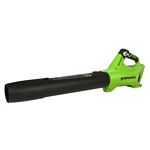 Greenworks 24V (110 MPH / 450 CFM / 200+ Compatible Tools) Cordless Brushless Axial Leaf Blower, Battery and Charger Not Included
