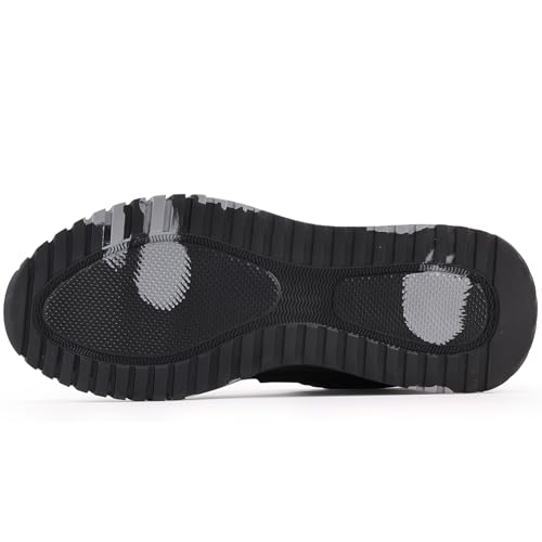 Image of ORISTACO Work Safety Crew Boots Lightweight Breathable Industry Construction Steel Toe Sneakers