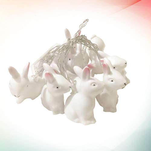 Cordão de Luzes de Coelho de Páscoa PretyzOOM Luzes LED Coelhinho de Fada Luzes Noturnas Decorativas