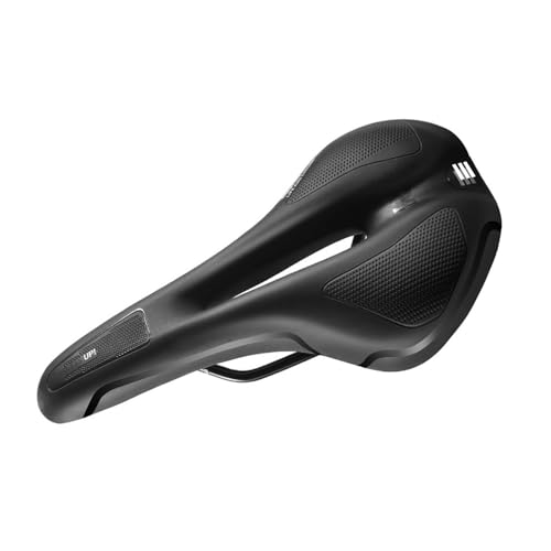 Esluve 自転車 サドル 厚手 クッション 柔らかい 穴あき 通気性 痛くない 蒸れ対策 ロードバイク クロスバイク マウンテンバイク 対応