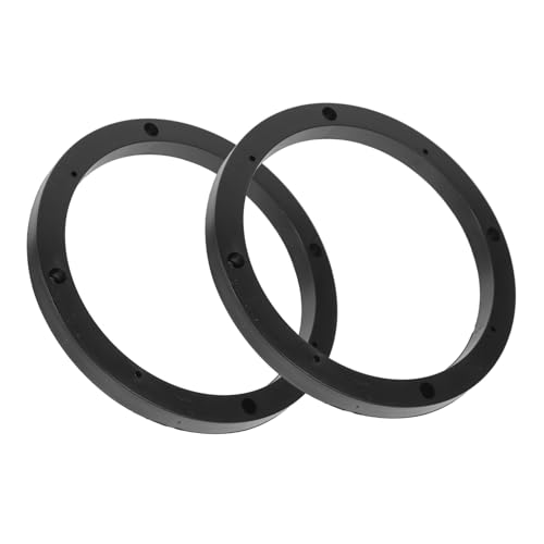 BAZEITFLOW 2 Stück Lautsprecher Abstandshalter 6,5 Zoll Auto Kunststoff Türlautsprecher Adapter Halterung Für Verbessertes Klangerlebnis