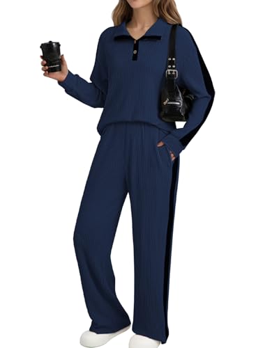 Pink Queen Womens Loungewear Set Knit Pu…