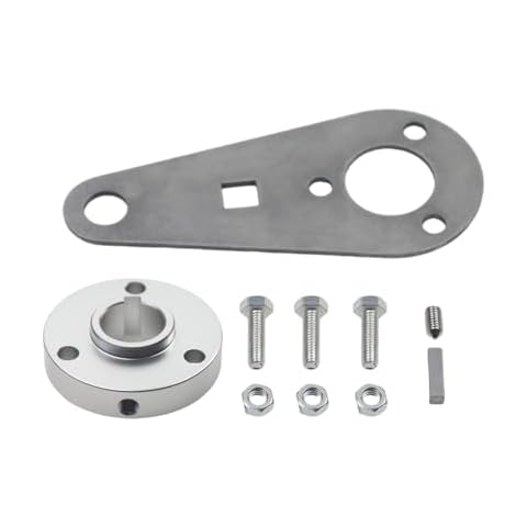 pinkhatcat 3/4" Crankshaft Holder Tool For 3/4" Cranks Aluminium Silver Cover