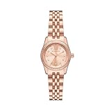 Michael Kors Lexington Three-Hand Rose Gold-Tone Stainless Steel Women's Watch (Model: MK4739)