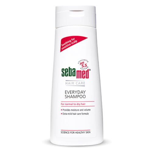 SebaMed Everyday Shampoo 200 Ml|Ph 5.5|Normal To Dry Hair| Mild|Gives Moisture & Volume |Phthalates & Sls And Parabens Free |Unisex For Dry Scalp Toxin Free | Clinically Proven | Toxin Free