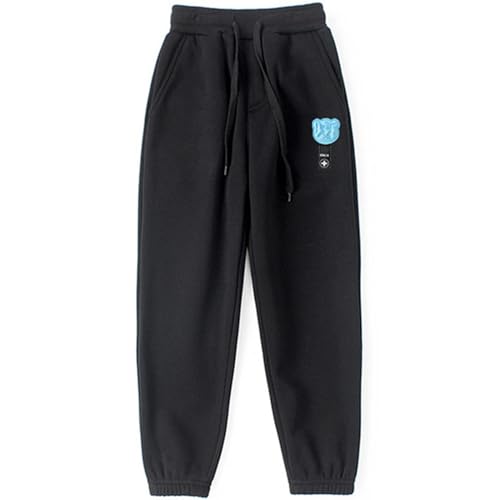 Autumn and Winter Warm Pants for Children Large Children Bear and Fleece Casual Pants for Legging for Toddlers