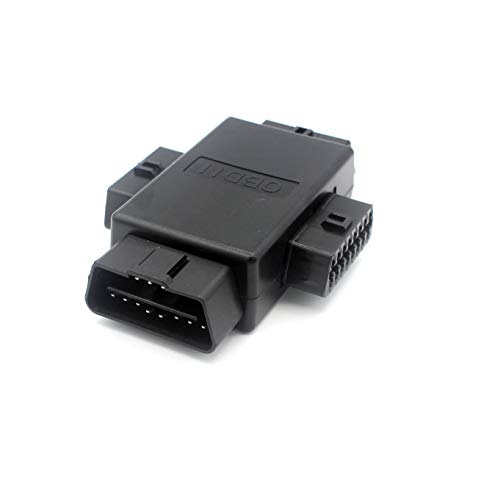 LoongGate OBD II Adaptador 1 a 3, OBD2 16 Pin 1 Macho a 3 Hembra Adaptador de diagnóstico Conector para reparación de Auto o inspección de Coche
