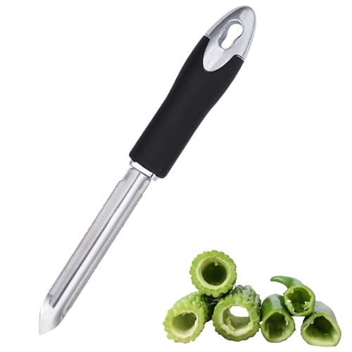 Jalapeno Pepper Corer Stainless Steel Zucchini Cucumber Corers Pepper Seed Remover Tool