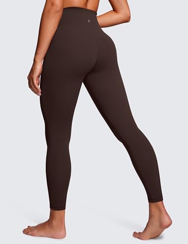 CRZ YOGA Womens Butterluxe Cross Waist Workout Leggings 25 Inches - V Crossover High Waisted Gym Yoga2