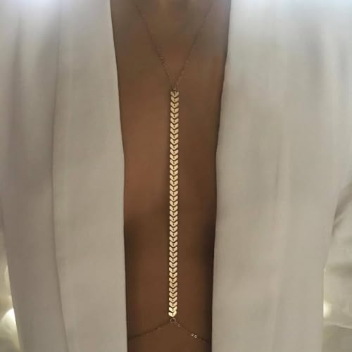 14K Gold Body Chains for Women, Sexy Layered Belly Waist Chain Bikini Bra Chain, Summer Beach Rhinestone Body Jewelry2