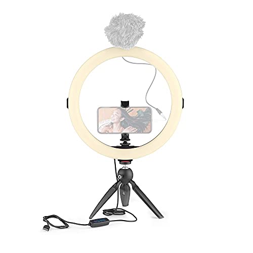 JOBY Beamo Ring Light 12" HandyPod Complete Mobile Kit, LED Selfie Ring Light für Smartphones und Kameras, inklusive Mini-Stativ für Telefon und Handyhalterung, Handy Stativ mit Ringlicht, zu 1 Kg – Bild 7