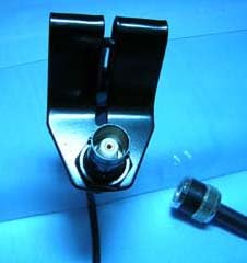 TA-WCM Window Clip Mounts for Handheld Antenna Two Way Radio Accessories Car Mounts Bracket The end of Cable is BNC Male Connector The Center of TA-WCM is BNC Female Connector 3 Meter Cable