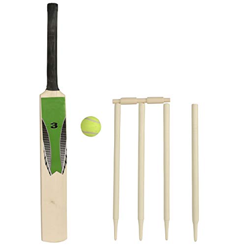  Wowow Toys Ensemble de Cricket en Bois pour En...