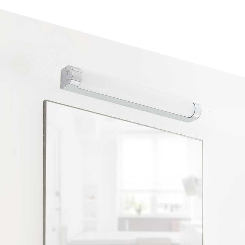 B·LED BARCELONA LED Applique murale pour miroir de salle de bain IP44 avec interrupteur intégré lumière blanche chaude 5 W 30 cm pour maquillage salle de...