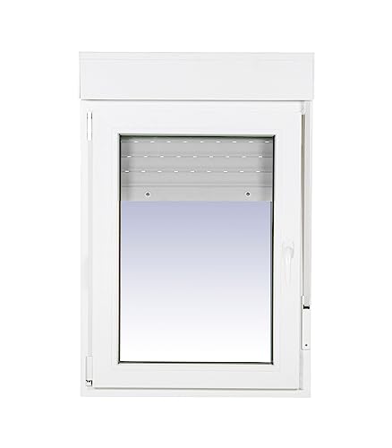 Ventanastock PVC 800x1155 Practicable Oscilobatiente Izquierda con Persiana 1 hoja