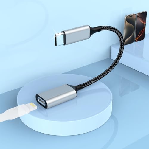 y2025Vo Apple MFi FzUSB C - Lightning I[fBI A_v^[ A~jE CgjO ^Cvc ϊ Lightning X - USB C IX A_v^[ lightning usb-c ϊA_v^ i