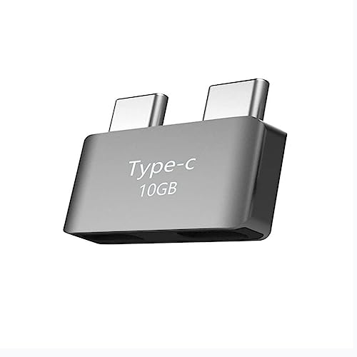 Verilux® USB C Adapter for MacBook Dual TYPE C Male to Female Extension Adapter Compatible with Thunderbolt 3/4 or USB 4 Type C Port, Support 100W PD, 40Gbps Data Transfer, HD 5K Video Transfer