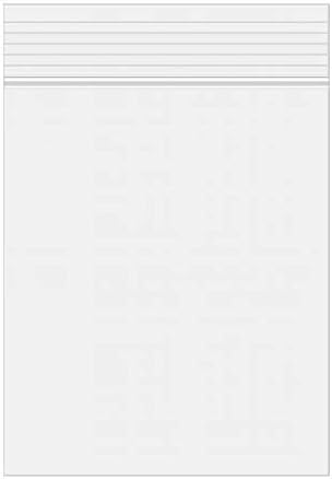 TVP Clear Poly Zipper Bags, Reclosable Plastic, 200 pcs, 2 Millimeter Thick (5" x 9")