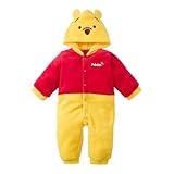 [ニッセン] ベビー用ロンパース・カバーオール 【スヌーピー・ディズニー】 あったかフリース着ぐるみカバーオール（男の子・女の子） プー 90