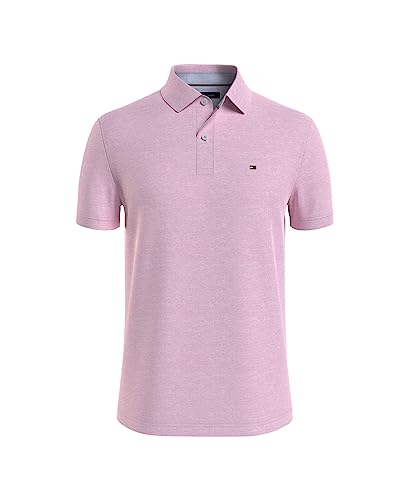 Image of Tommy Hilfiger Men's Short Sleeve Moisture Wicking Stretch Polo Shirt With Quick Dry + Uv Protection