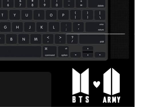 Careflection Kpop Boy Band BTS & Army Fan Logo Laptop Mobile Stickers Skin All Models Vinyl (White) Decals (L x B 7 cm x 3.74 cm) (B09BZTJFPN) Amazon Price History, Amazon Price Tracker