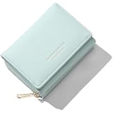 [Smomo] 三つ折り財布 レディース ミニ財布 コンパクト財布 小銭入れ ボタン型 カードケース PU 大容量 軽量 コンパクト 可愛い 通勤 通学