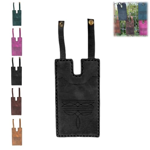 2025 Fashion Leather Wallet, Western Style Boot Wallet, Women's Buckle, Handmade Credit Card Clip(Color-C)