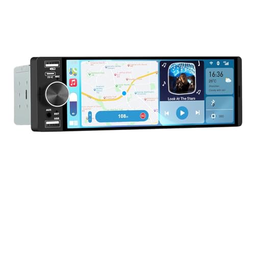 JUNSUN Autoradio 1 DIN avec Écran Tactile 6,36