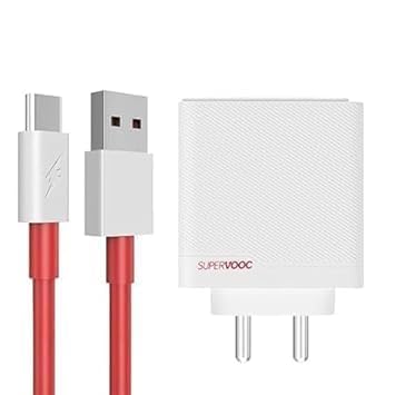 Image of Original SUPERVOOC 100W Dual Ports Power Adapter White Compatible with 12,12R,11,11R,10 Pro,10R,10,9Pro,9,9R,9RT Nord CE(Feb23)
