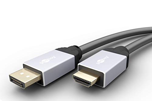 Goobay Schwaz 3 m cable negro para conexion estable