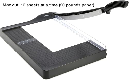 Amazon Basics Paper Trimmer Cutter for Office and Crafts, Heavy-Duty, Portable Paper Slicer, 15-Inch, 10-Sheet Cardstock - Image 4