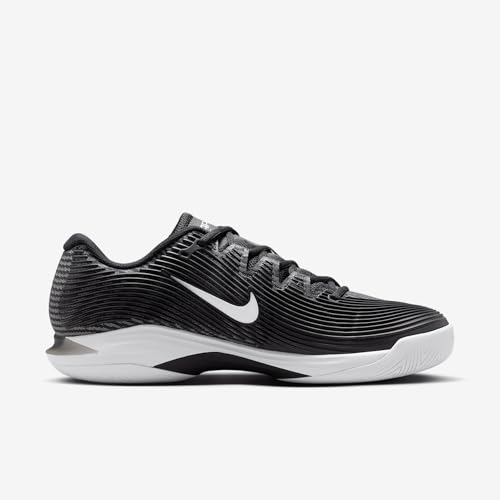 Nike Vapor 12 Men's Hard Court Tennis Shoes (FV5552-001, Black/Dark Smoke Grey/White)3