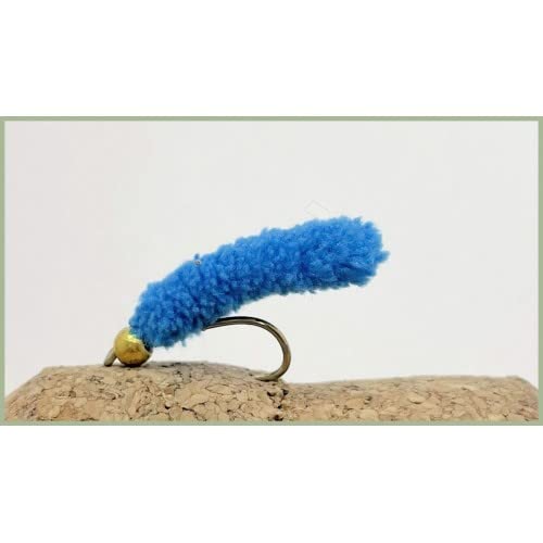 Mop Flies, 6 Pack Brown Goldhead Fritz Collar Mop Fishing Mop Flies, 6 Pack Brown Goldhead Fritz Collar Mop Fishing