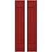 Ekena Millwork ARW101BB311X40BRH Americraft Three 2 Exterior Real Wood Joined Board-n-Batten Shutters (Per Pair), 10 1/2"W x 40"H, Fire Red
