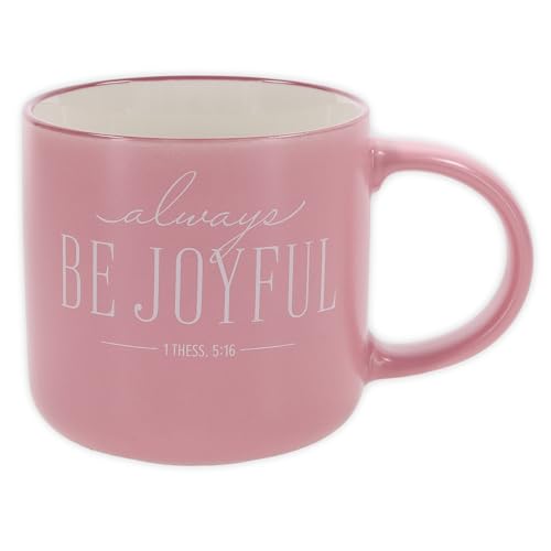 Image of Christian Art Gifts Always be Joyful Ceramic Coffee & Tea Mug for Women