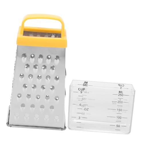 TEMPNAP 多機能ステンレス製グレーター おろし器 チーズグレーター 野菜おろし すりおろし用 グラデーションホール設計 滑り止めハンドル付